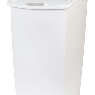 Rubbermaid 11.25 gal White Plastic Swing Out Wastebasket