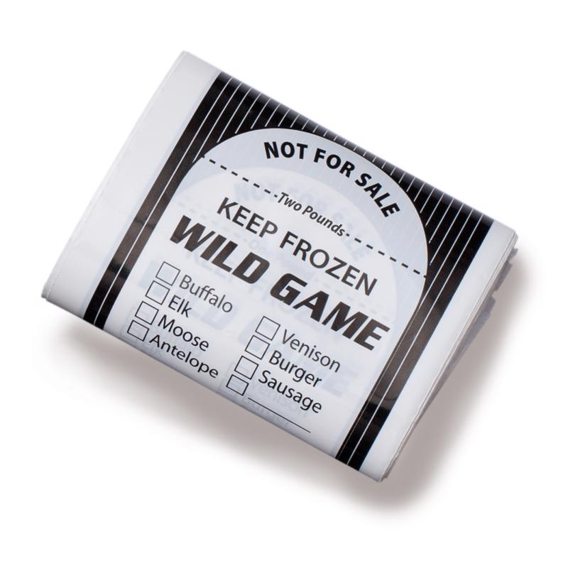 LEM 2 lb Black/White Wild Game Freezer Bags