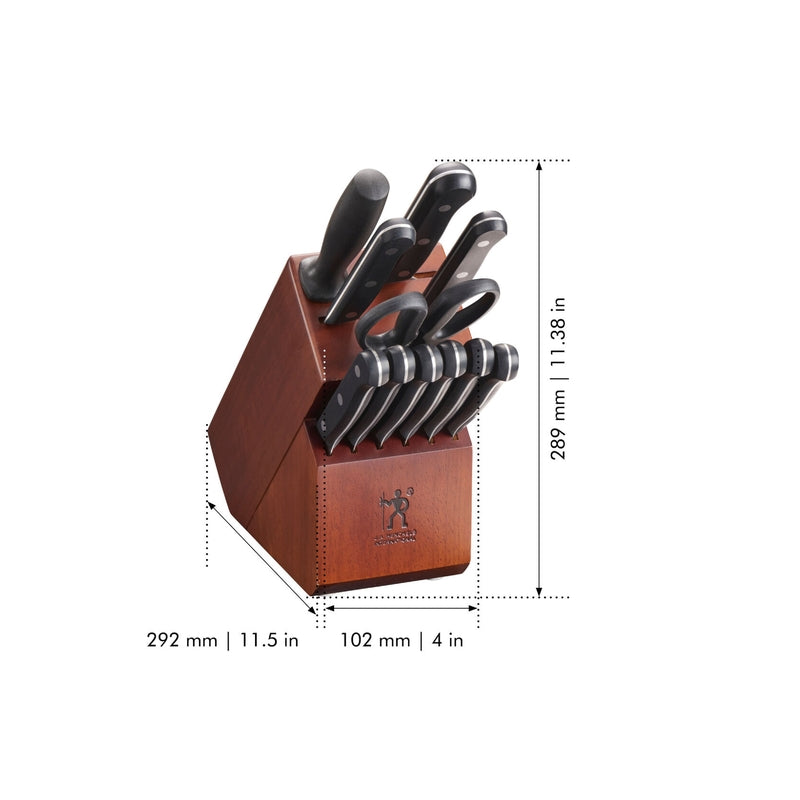 Zwilling J.A Henckels Solution Stainless Steel Knife Storage Block 12 pc