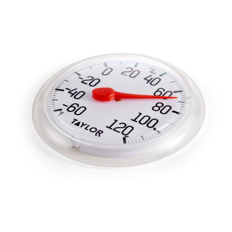 Taylor Dial Thermometer Plastic White 6 in.