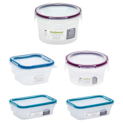 Snapware Total Solution Clear Food Storage Container Set 5 pk