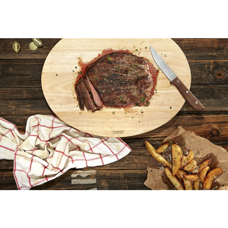 Architec Gripperwood 18 in. L X 14 in. W X 1 in. Rubberwood Concave Carving Board