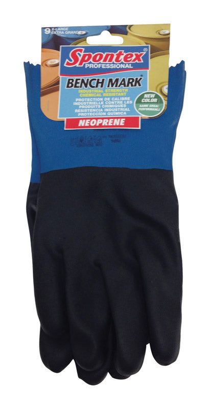 Spontex Bench Mark Neoprene Cleaning Gloves L Black