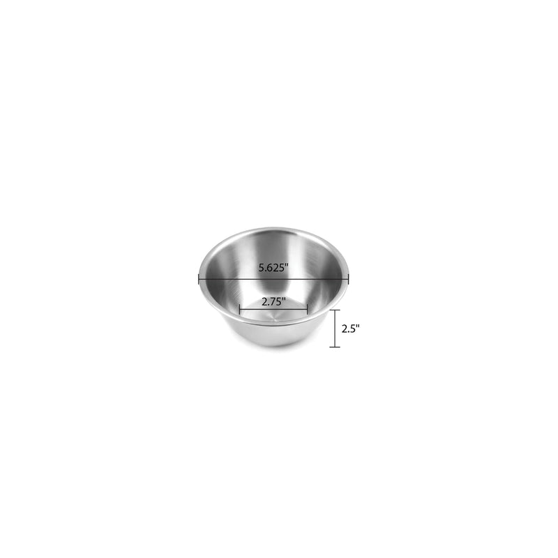 Fox Run 1/2 qt Stainless Steel Silver Mixing Bowl
