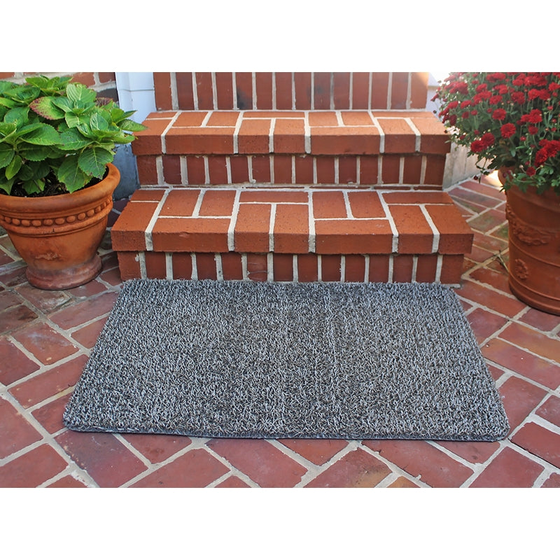 GrassWorx Clean Machine 24 in. W X 36 in. L Taupe Flair Astroturf Door Mat
