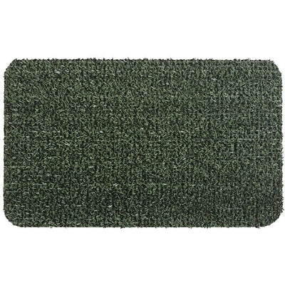 GrassWorx Clean Machine 36 in. W X 24 in. L Evergreen Flair Astroturf Door Mat