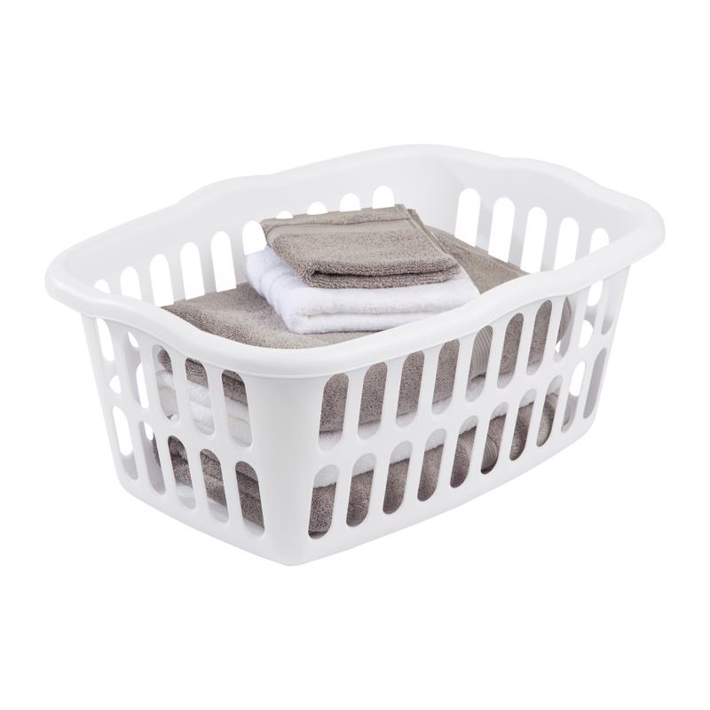 Sterilite White Plastic Laundry Basket