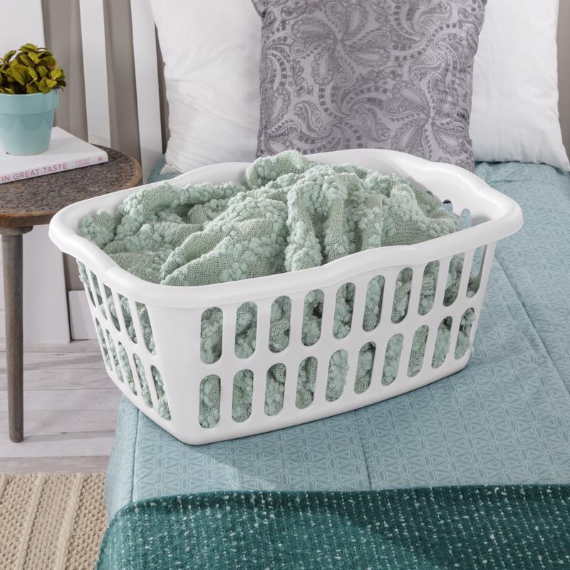 Sterilite White Plastic Laundry Basket