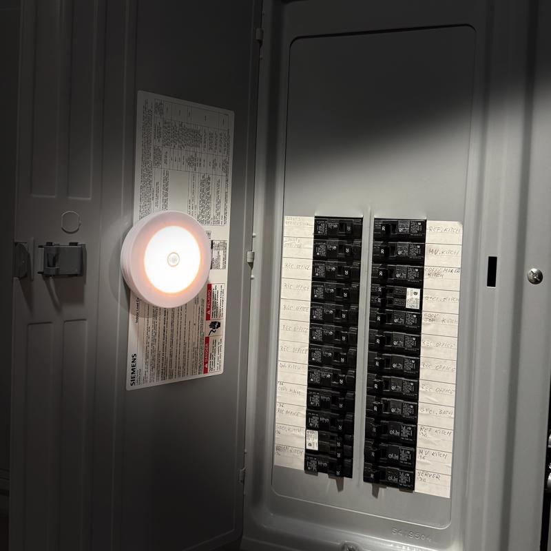 Over Lite As Seen On TV White Battery Powered LED Puck Light