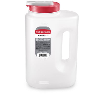 Rubbermaid Mixermate 1 gal Clear Mixing Bottle