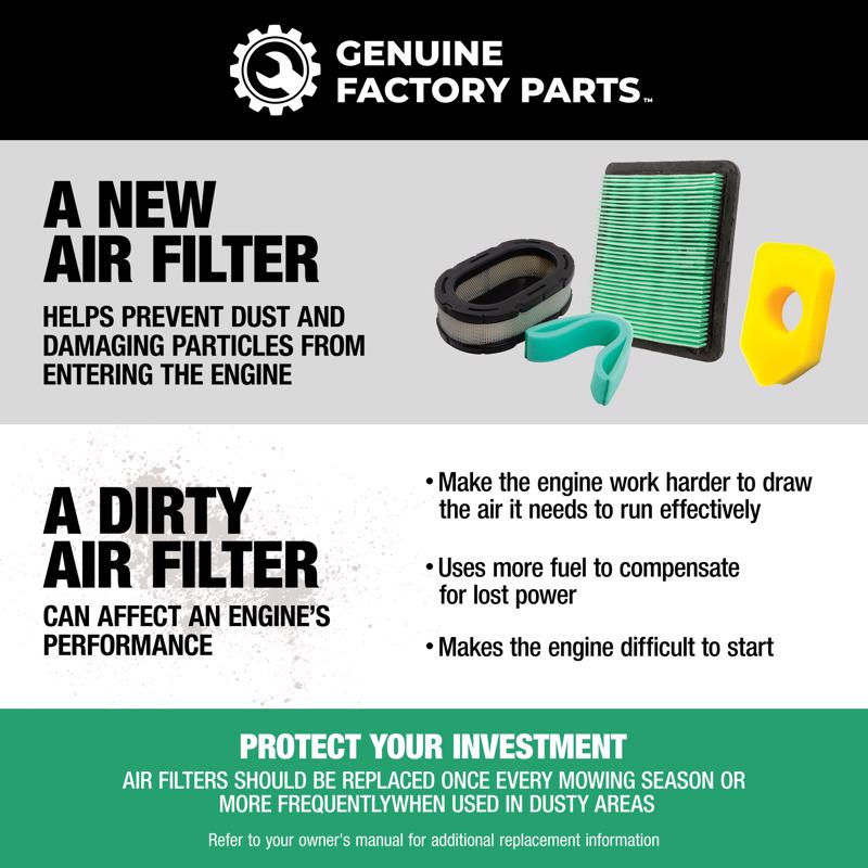 Genuine Factory Parts Air Filter For OHV Engine Series 140cc and 149cc