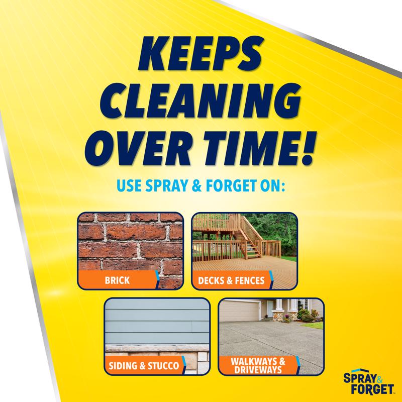 Spray & Forget House and Deck Cleaner 1 gal Liquid