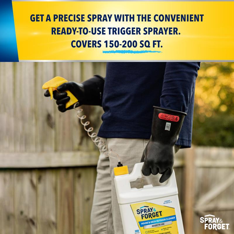 Spray & Forget House and Deck Cleaner 1 gal Liquid
