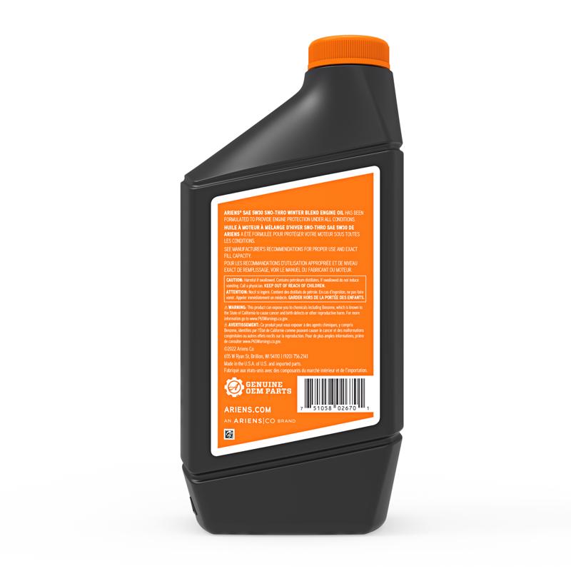 Ariens 5W-30 4-Cycle Snowthrower Engine Oil 32 oz