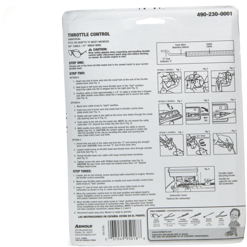 Arnold Throttle Control