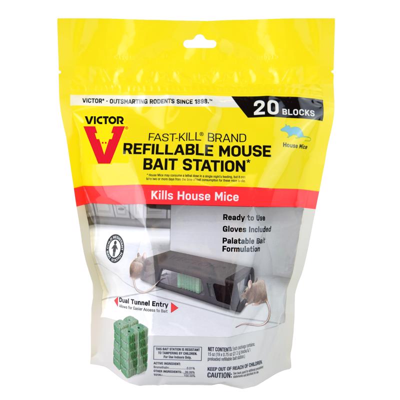 Victor Fast-Kill Bait Station Blocks For Mice