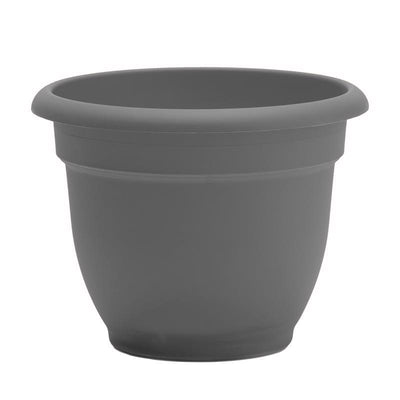 Bloem Ariana 5.25 in. H X 6.5 in. W X 6 in. D Plastic Traditional Planter Charcoal