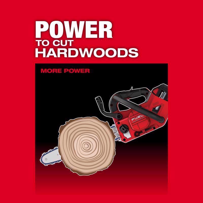 Milwaukee M18 FUEL 2826-20T 14 in. 18 V Battery Chainsaw Tool Only