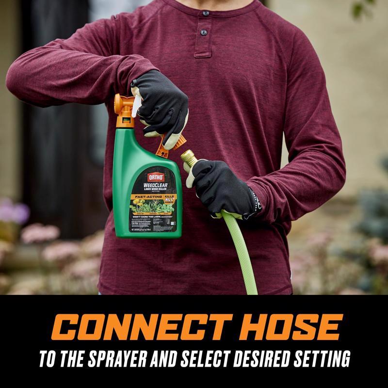 Ortho WeedClear Weed Killer RTS Hose-End Concentrate 32 oz
