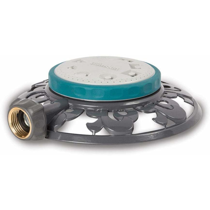 Gilmour Metal Ring Base 8-Pattern Turret Sprinkler 1225 sq ft