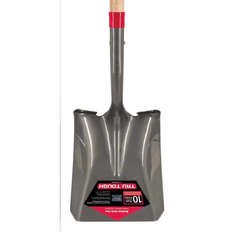 Truper Tru-Tough 58 in. Steel Square Transfer Shovel Wood Handle