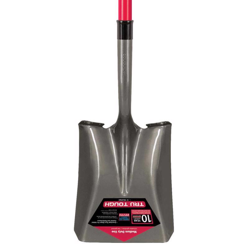 Truper Tru-Tough 57 in. Steel Square Transfer Shovel Fiberglass Handle