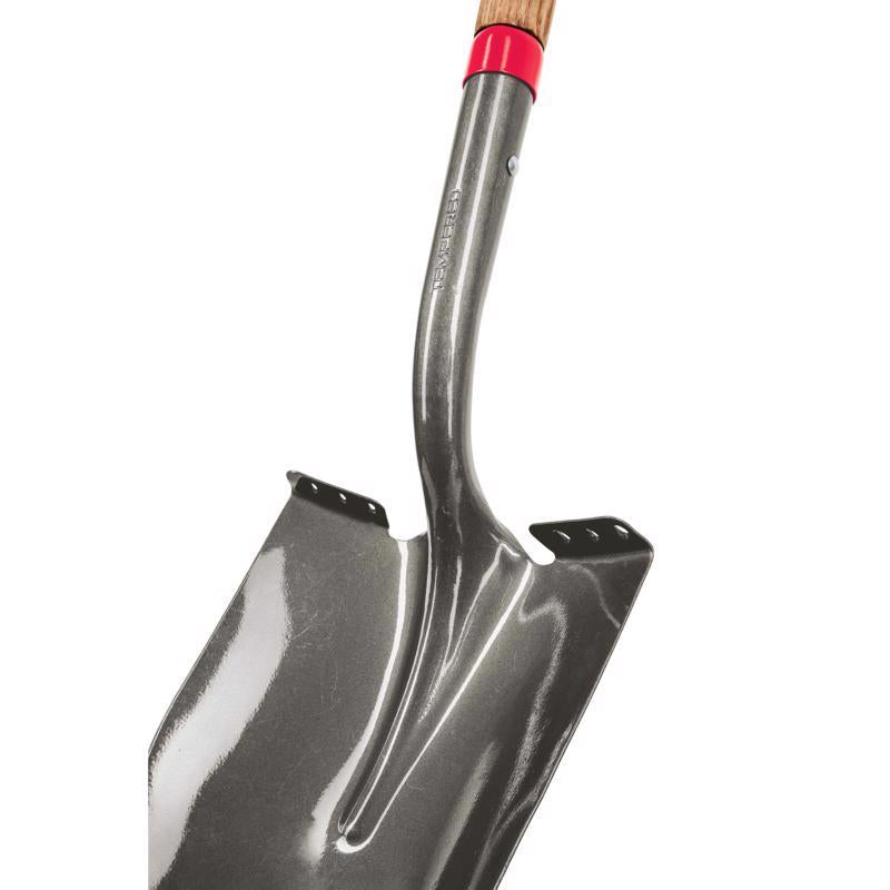 Truper Tru-Tough 58.25 in. Steel Round Digging Shovel Wood Handle