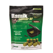 Ramik Mouser Refillable Toxic Fish-Flavored Bait Station and Bait Blocks For Mice 8 oz