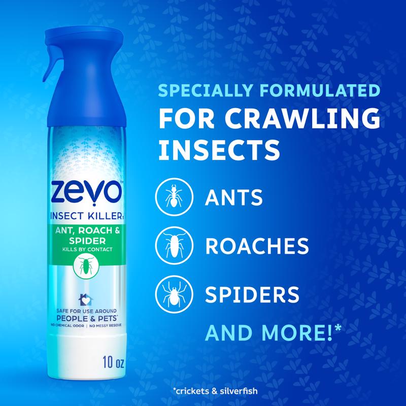 Zevo Crawling Insect Killer Spray 10 oz