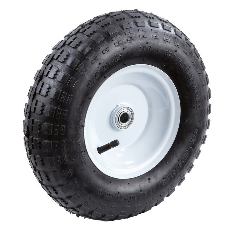 Farm and Ranch 6 in. D X 13 in. D 300 lb. cap. Centered Tire Rubber