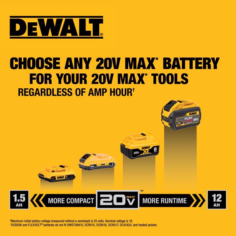 DeWalt 20V MAX XR DCPS620B 8 in. 20 V Battery Pole Saw Tool Only