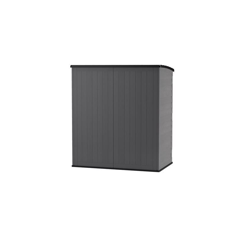 Suncast XL Vertical 5 ft. x 3 ft. Resin Vertical Pent Storage Shed with Floor Kit