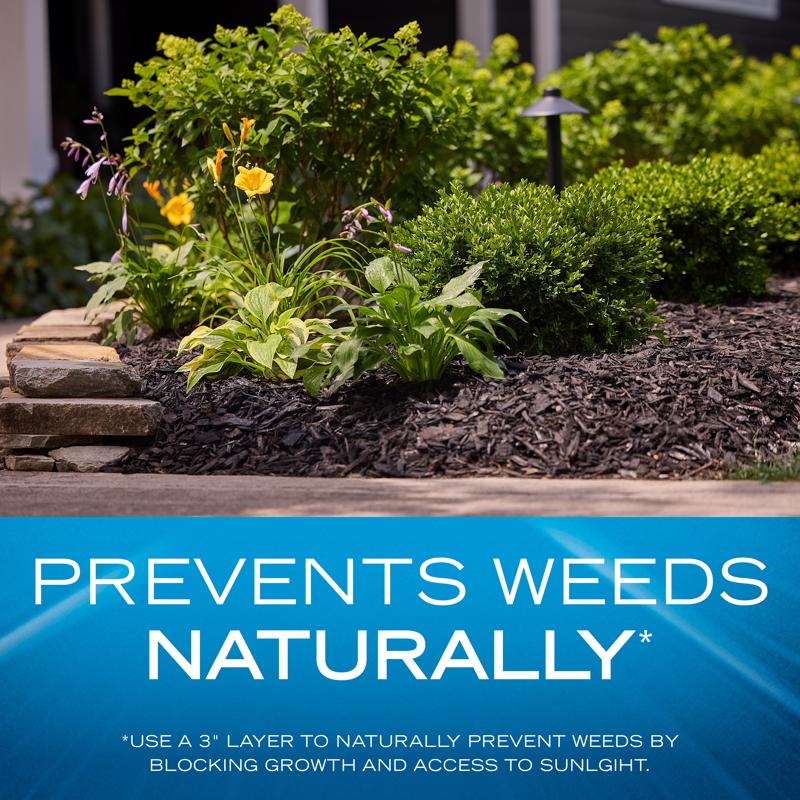 Scotts Nature Scapes Black Weed Preventer Color Enhanced Mulch 1.5 cu ft