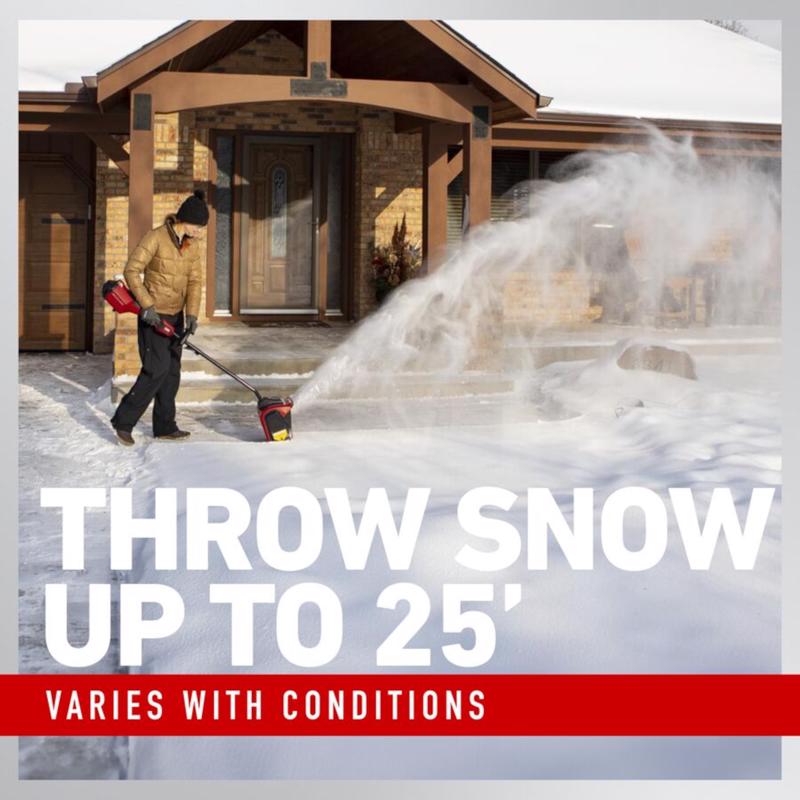 Toro Power Shovel 60V 12 in. Single stage 60 V Battery Snow Shovel Thrower Kit (Battery & Charger)