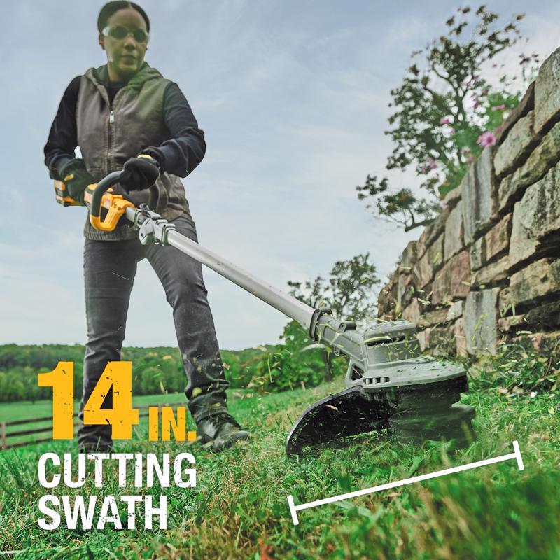 DeWalt 20V MAX DCST922B 14 in. 20 V Battery String Trimmer Tool Only