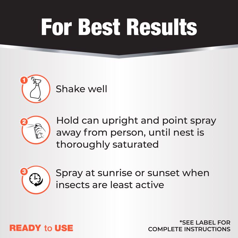 Bonide REVENGE Wasp and Hornet Killer Foam 15 oz