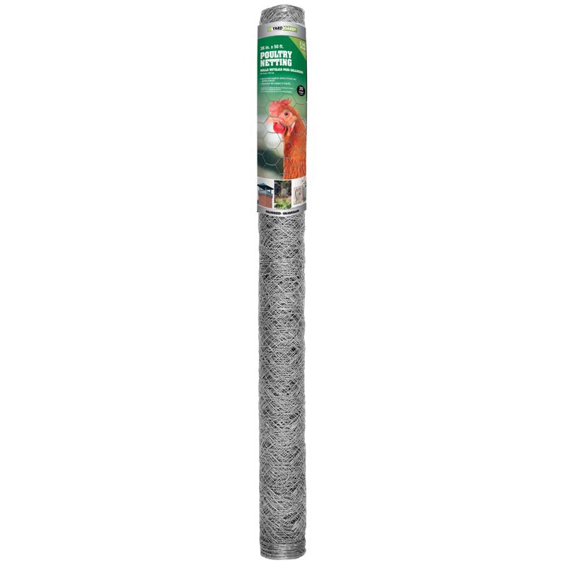 Garden Craft 36 in. H X 50 ft. L Galvanized Steel Fencing 2 in.
