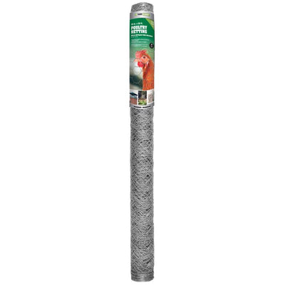 Garden Craft 36 in. H X 50 ft. L Galvanized Steel Fencing 2 in.