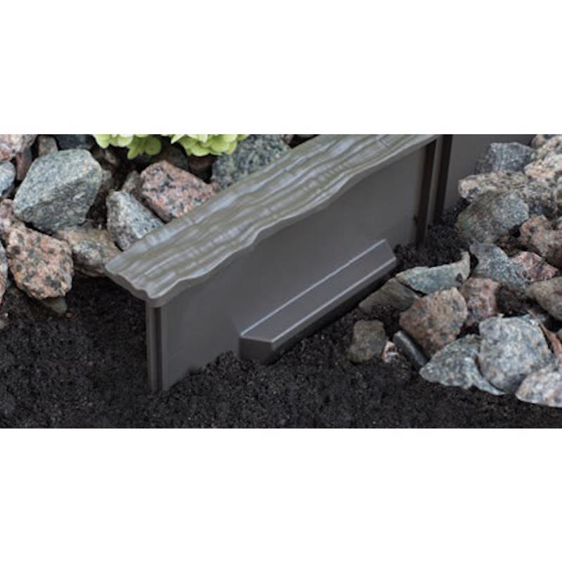 Master Mark Versa Edge 3 ft. L X 5.25 in. H Plastic Brown Poundable Edging