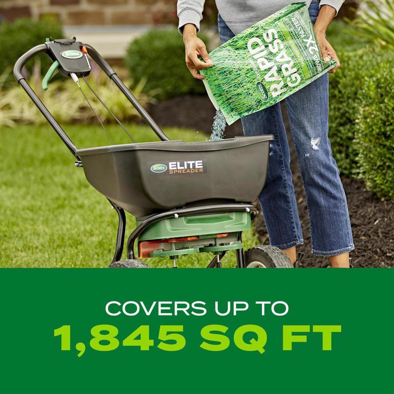 Scotts Turf Builder Rapid Grass Tall Fescue Grass Sun or Shade Grass Seed and Fertilizer 5.6 lb