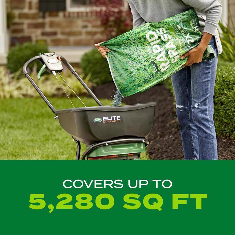 Scotts Turf Builder Rapid Grass Tall Fescue Grass Sun or Shade Grass Seed and Fertilizer 16 lb