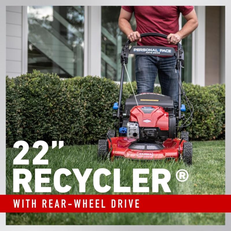Toro SmartStow 21465 22 in. 150 cc Gas Self-Propelled Lawn Mower