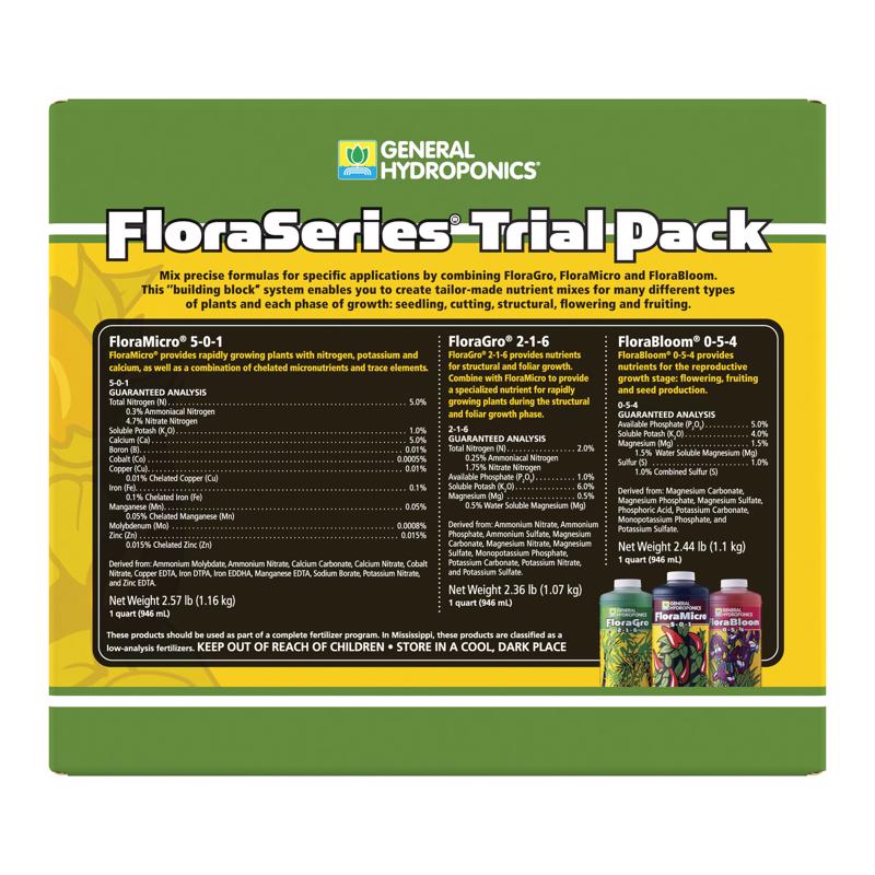 General Hydroponics Flora Series Plant Supplement
