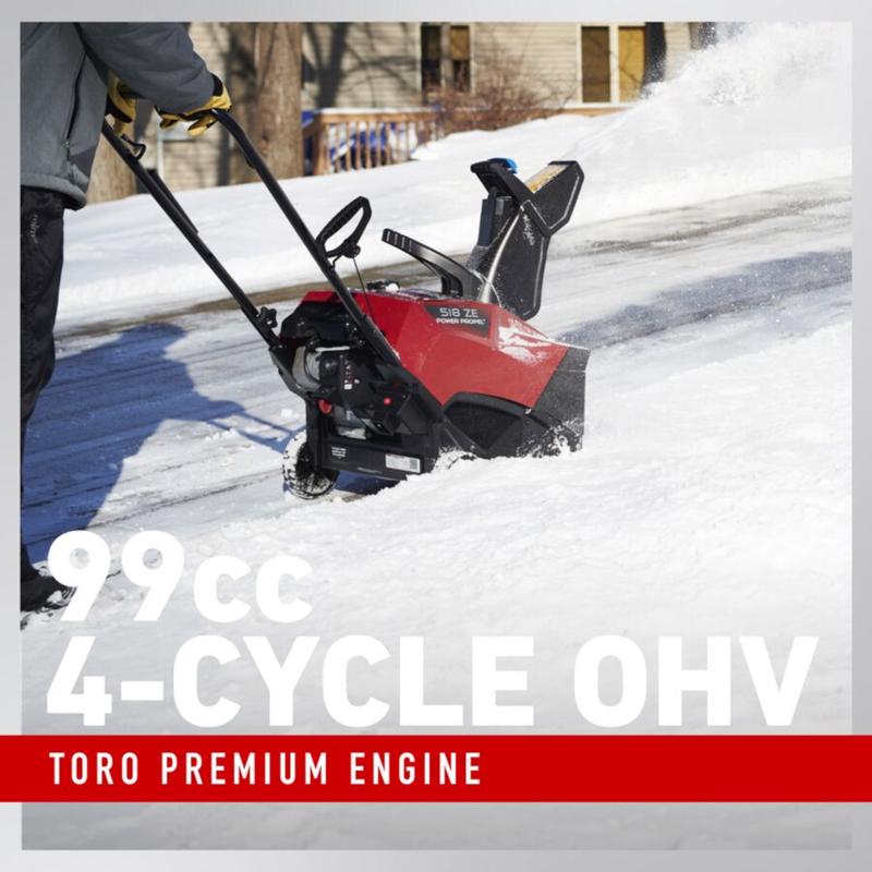 Toro Power Clear 518 18 in. 99 cc Single stage Gas Snow Blower Tool Only