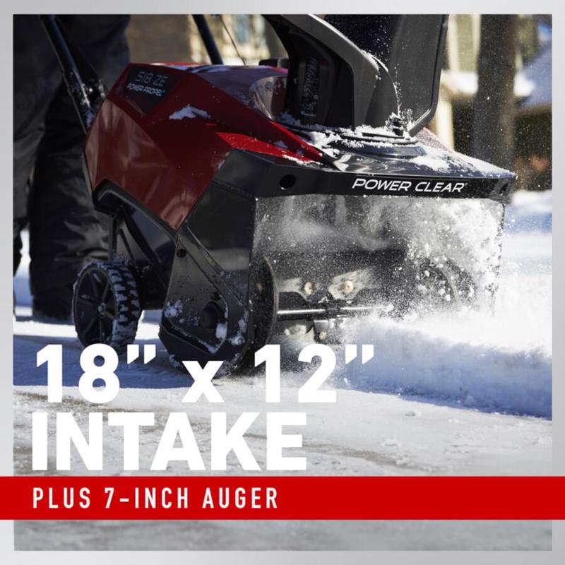 Toro Power Clear 518 18 in. 99 cc Single stage Gas Snow Blower Tool Only