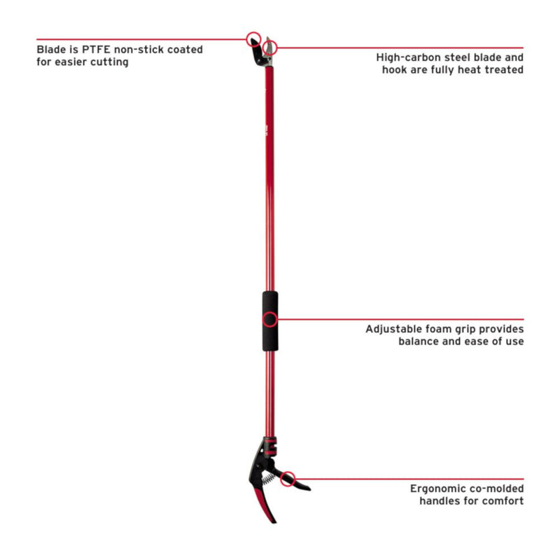 Corona 46 in. High Carbon Steel Bypass Extendable Bypass Lopper