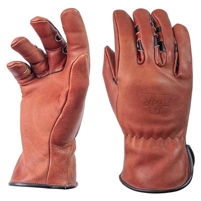 Bear Knuckles Driver Gloves Brown L