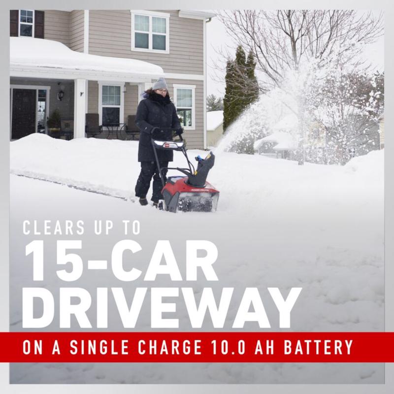 Toro Power Clear 21 in. Single stage 60 V Battery Snow Blower Kit (Battery & Charger)