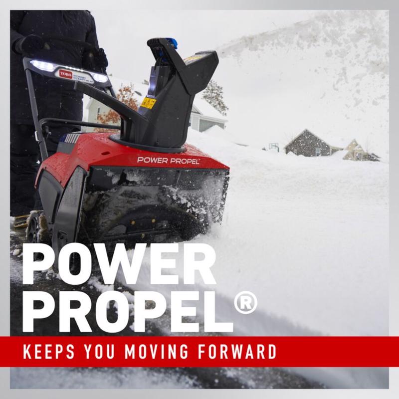Toro Power Clear 21 in. Single stage 60 V Battery Snow Blower Kit (Battery & Charger)