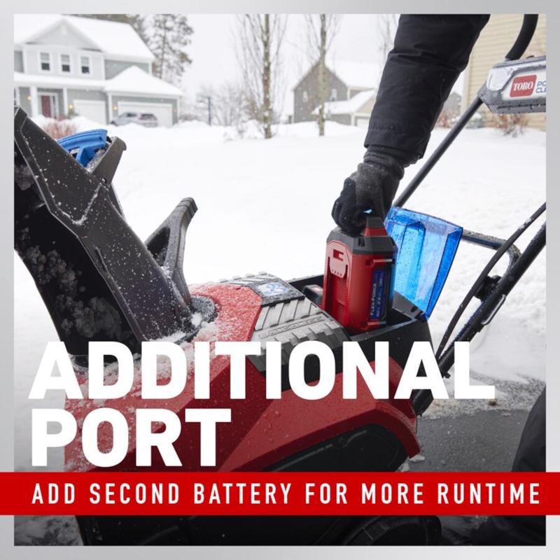 Toro Power Clear 21 in. Single stage 60 V Battery Snow Blower Kit (Battery & Charger)
